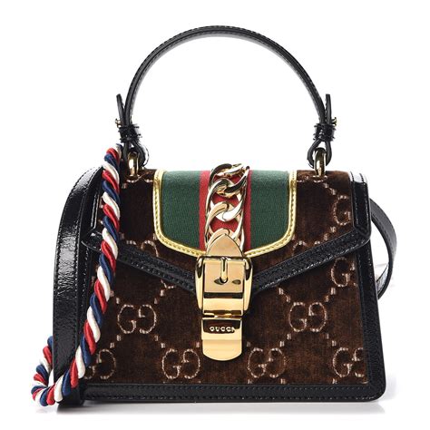 gucci sylvie gg velvet mini bag|Gucci sylvie 1969 bag.